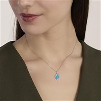 Collana Mabina Donna Lady Madonna in Argento Zircone 553913 - 553913